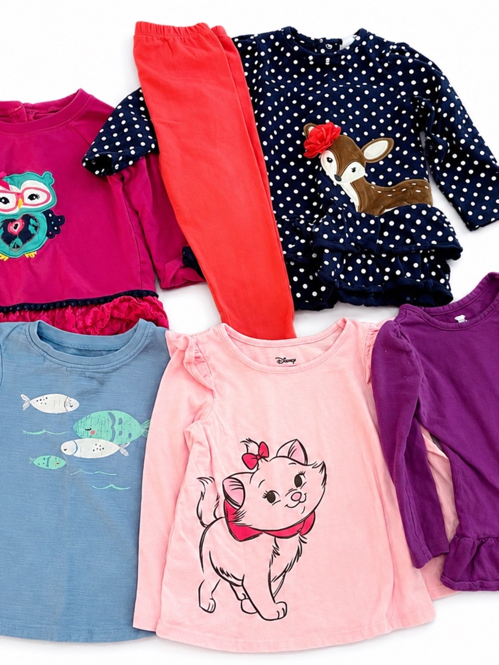 Girls 2T Lot- Disney, Carters